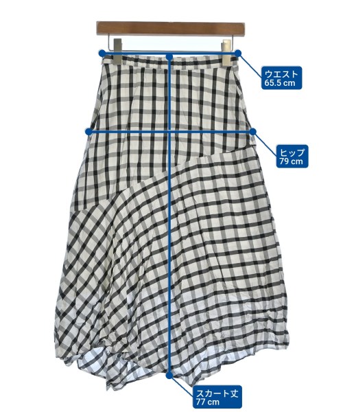 INED（イネド）ロング・マキシ丈スカート 白 サイズ:7(S位) レディース/2200622878089