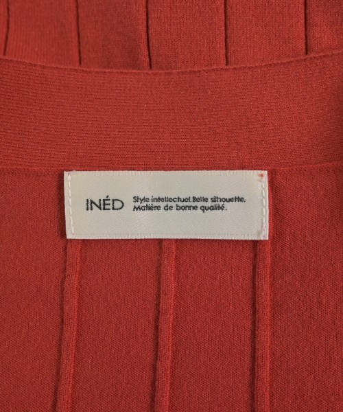 INED（イネド）カーディガン 赤 サイズ:9(M位) レディース/2200609537053