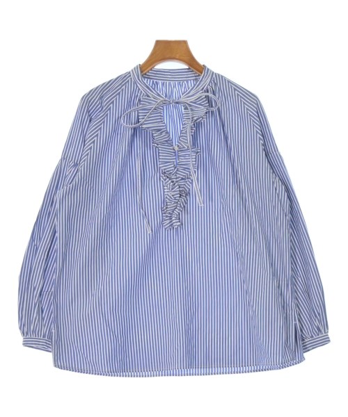 INED(イネド)ブラウス 青 サイズ:9(M位)/2200666234025