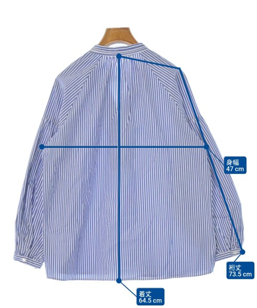 INED（イネド）ブラウス 青 サイズ:9(M位) レディース/2200666234025