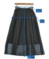 INED（イネド）ロング・マキシ丈スカート 黒 サイズ:7(S位) レディース/2200675127028