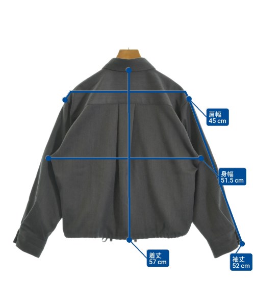 INED（イネド）カジュアルシャツ グレー サイズ:9(M位) レディース/2200672557019