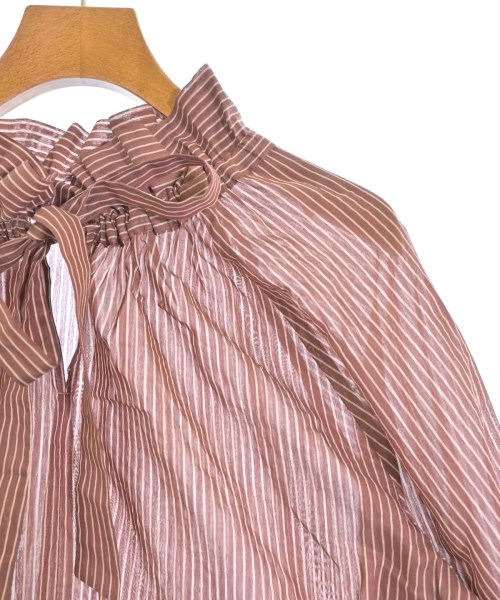 INED（イネド）ブラウス 茶 サイズ:9(M位) レディース/2200672557064