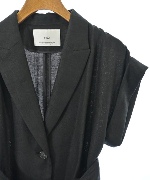 INED（イネド）カジュアルジャケット 黒 サイズ:7(S位) レディース/2200677807027