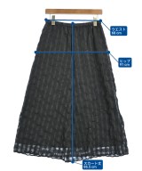 INED（イネド）ロング・マキシ丈スカート 黒 サイズ:9(M位) レディース/2200674129054
