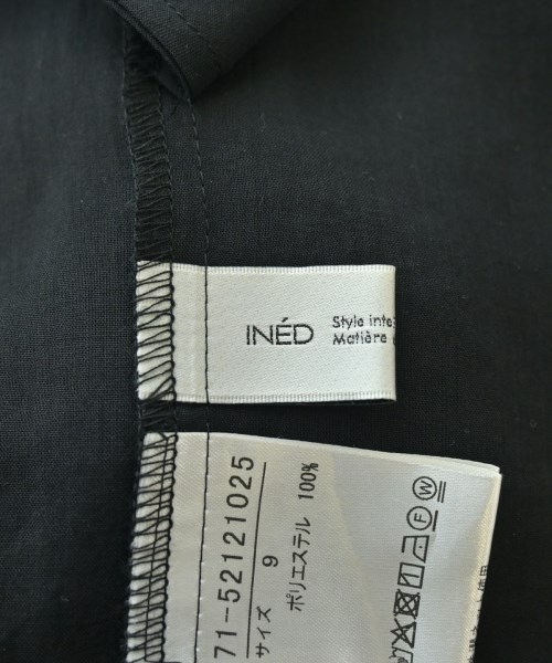INED（イネド）シャツワンピース 黒 サイズ:9(M位) レディース/2200700726011