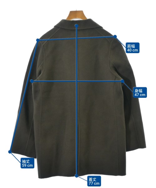 INED（イネド）カジュアルジャケット 茶 サイズ:9(M位) レディース/2200643799011