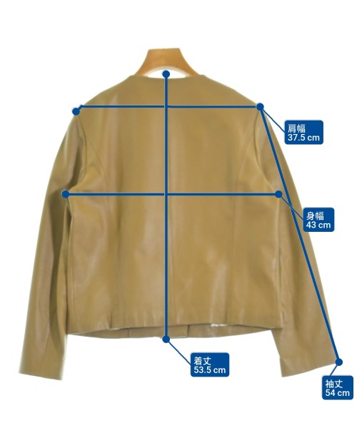 INED（イネド）ライダース 茶 サイズ:9(M位) レディース/2200652908015