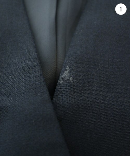 INED（イネド）ノーカラージャケット 紺 サイズ:9(M位) レディース/2200653402048