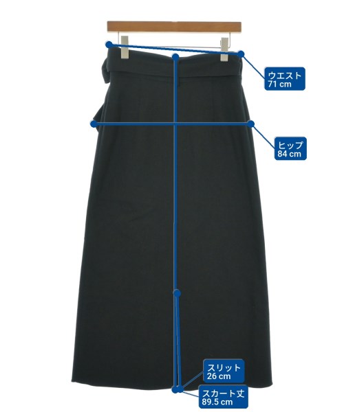 INED（イネド）ロング・マキシ丈スカート 黒 サイズ:9(M位) レディース/2200729286039