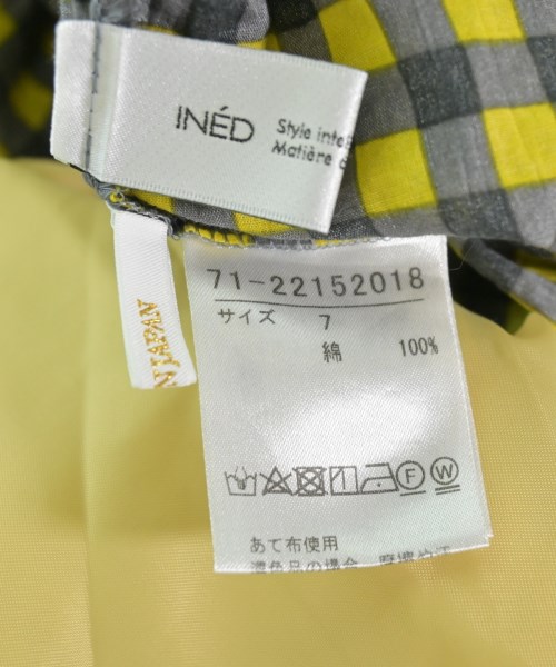 INED（イネド）ロング・マキシ丈スカート 黄 サイズ:7(S位) レディース/2200682674287