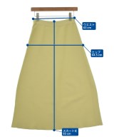 INED（イネド）ロング・マキシ丈スカート 黄 サイズ:9(M位) レディース/2200682989060