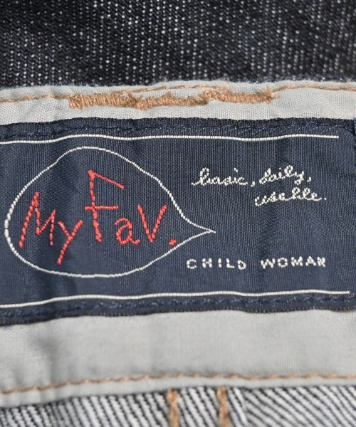 CHILD WOMAN（チャイルド　ウーマン）デニムパンツ 紺 サイズ:L レディース/2200632557134