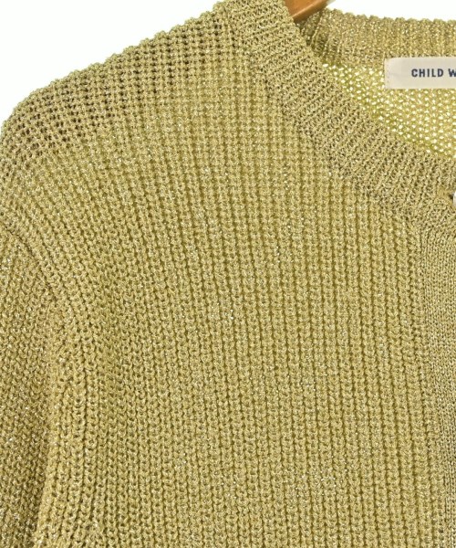CHILD WOMAN（チャイルド　ウーマン）カーディガン ゴールド サイズ:F レディース/2200620928076