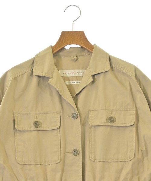CHILD WOMAN（チャイルド　ウーマン）シャツワンピース ベージュ サイズ:F レディース/2200653559018