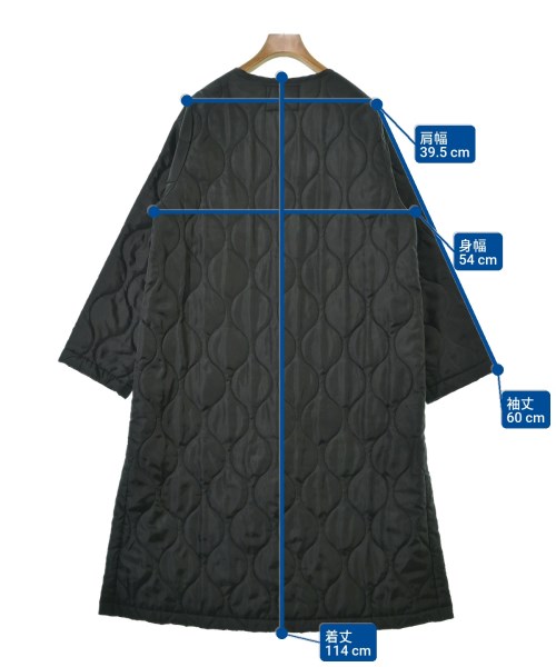 as know as（アズ　ノウ　アズ）ダウンコート 黒 サイズ:F レディース/2200674336018