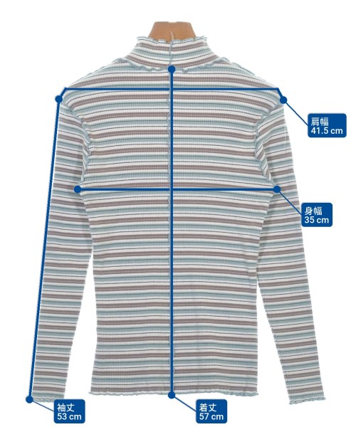 as know as（アズ　ノウ　アズ）Tシャツ・カットソー 白 サイズ:F レディース/2200659186089