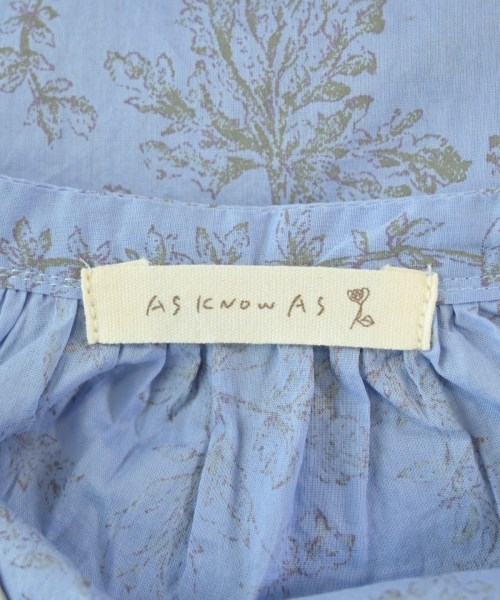 as know as（アズ　ノウ　アズ）ワンピース 青 サイズ:F レディース/2200668292078