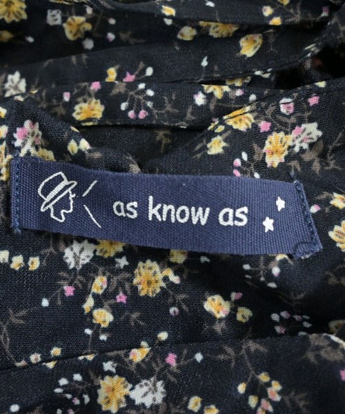 as know as（アズ　ノウ　アズ）オールインワン/サロペット 紺 サイズ:1(S位) レディース/2200666906069