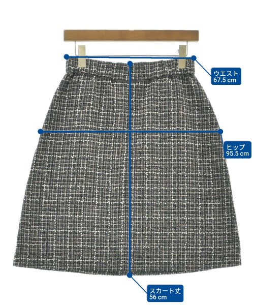 LAISSE PASSE（レッセパッセ）ひざ丈スカート グレー サイズ:40(M位) レディース/2200627420030