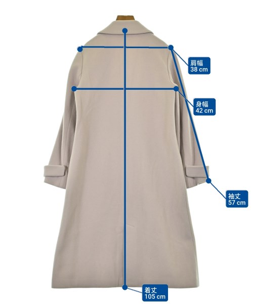 LAISSE PASSE（レッセパッセ）チェスターコート ピンク サイズ:36(S位) レディース/2200651430012