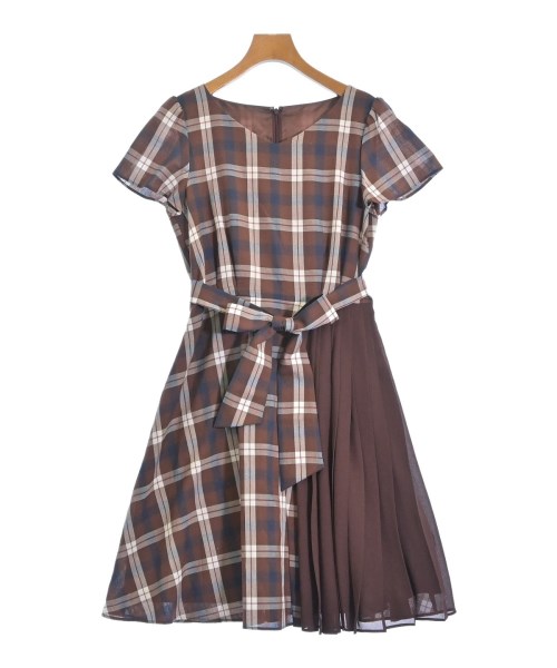 LAISSE PASSE(レッセパッセ)ワンピース 茶 サイズ:38(M位)/2200660504056