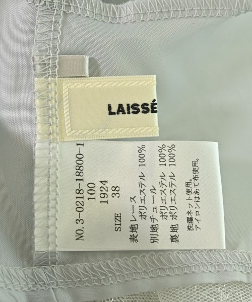 LAISSE PASSE（レッセパッセ）ブラウス シルバー サイズ:38(M位) レディース/2200668661010