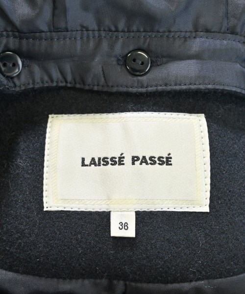 LAISSE PASSE（レッセパッセ）ステンカラーコート 紺 サイズ:36(S位) レディース/2200683647129