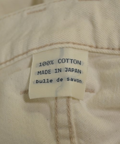 bulle de savon（ビュルデサボン）デニムパンツ 白 サイズ:S レディース/2200631881087