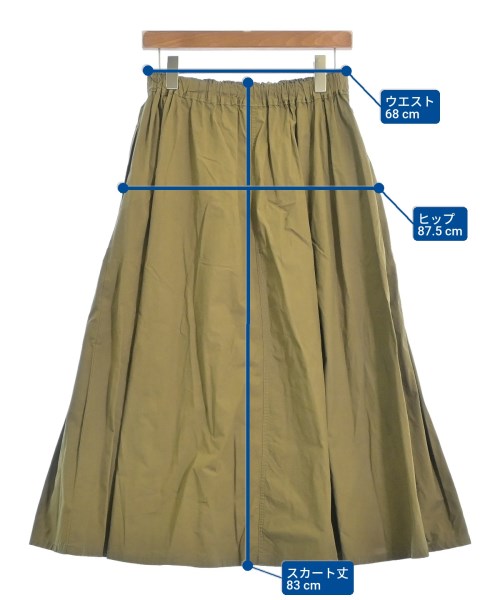 bulle de savon（ビュルデサボン）ロング・マキシ丈スカート カーキ サイズ:F レディース/2200615882314