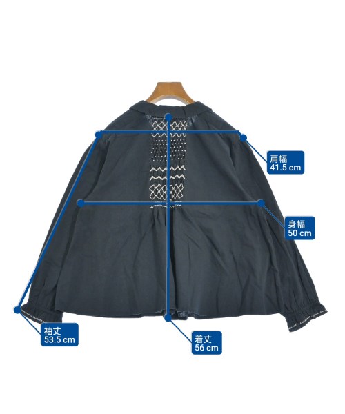 bulle de savon（ビュルデサボン）ブラウス 紺 サイズ:F レディース/2200643432093