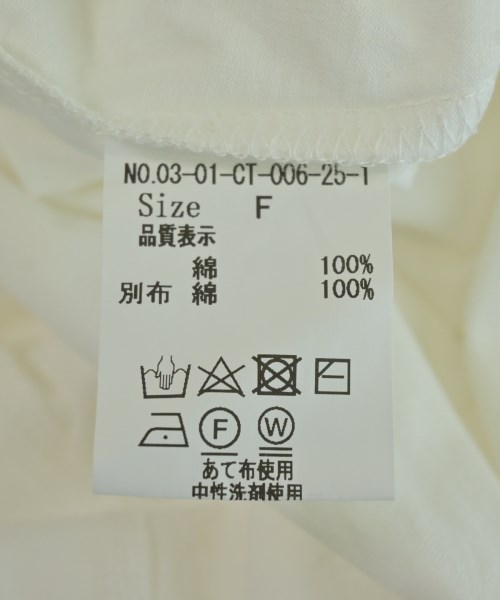 bulle de savon（ビュルデサボン）Tシャツ・カットソー 白 サイズ:F レディース/2200720016208