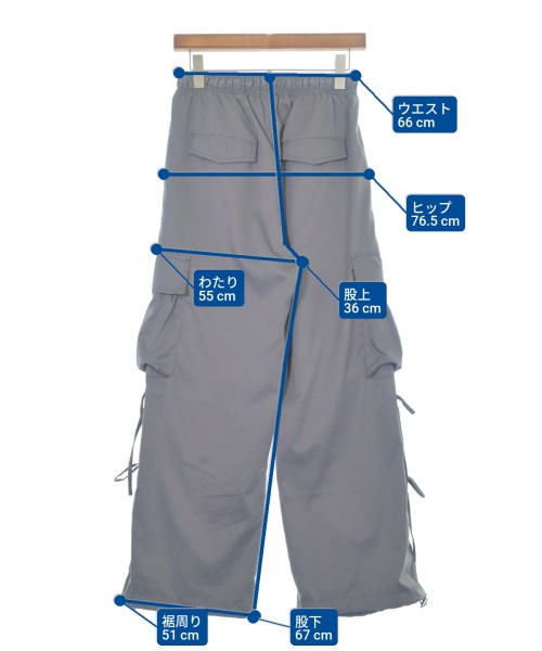 OLIVE des OLIVE（オリーブデオリーブ）カーゴパンツ グレー サイズ:F レディース/2200633657024