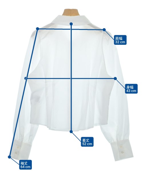 OLIVE des OLIVE（オリーブデオリーブ）ドレスシャツ 白 サイズ:F レディース/2200633657147