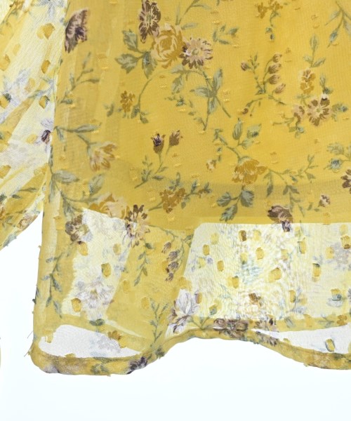 OLIVE des OLIVE（オリーブデオリーブ）ブラウス 黄 サイズ:M レディース/2200641434068