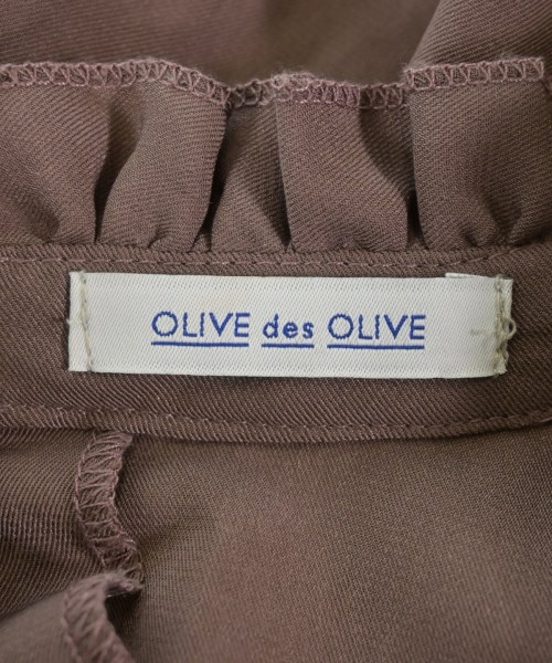 OLIVE des OLIVE（オリーブデオリーブ）ワンピース 茶 サイズ:F レディース/2200608645032
