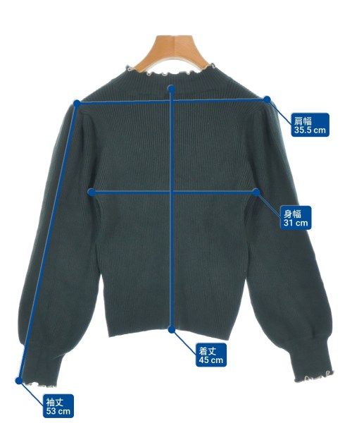 OLIVE des OLIVE（オリーブデオリーブ）ニット・セーター 緑 サイズ:F レディース/2200675552042