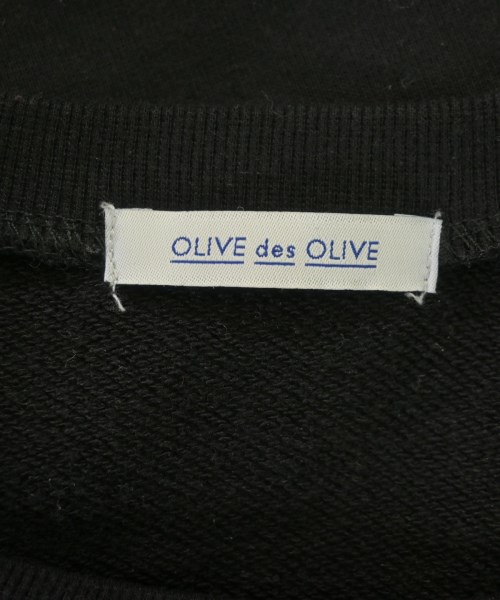 OLIVE des OLIVE（オリーブデオリーブ）スウェット 黒 サイズ:F レディース/2200654591079