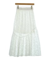 OLIVE des OLIVE（オリーブデオリーブ）ロング・マキシ丈スカート 白 サイズ:F レディース/2200634652059