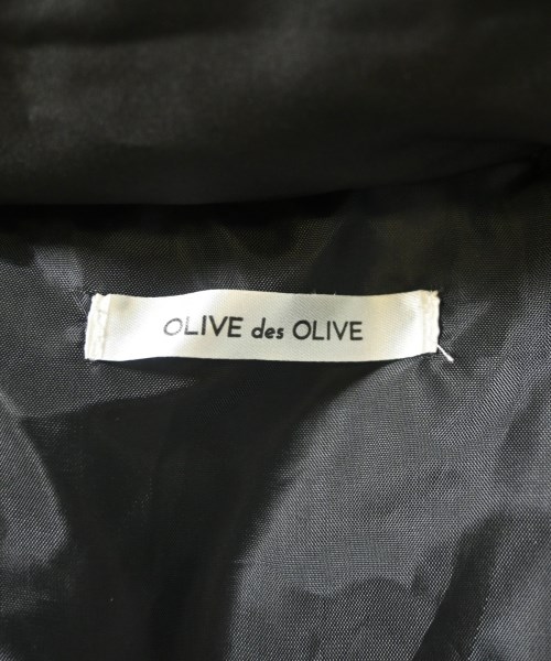 OLIVE des OLIVE（オリーブデオリーブ）ダウンジャケット/ダウンベスト 黒 サイズ:F レディース/2200704223011