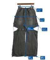 OLIVE des OLIVE（オリーブデオリーブ）デニムパンツ 黒 サイズ:F レディース/2200724613038