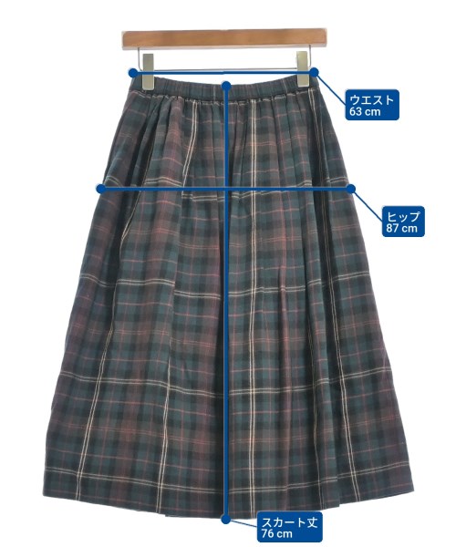 PAR ICI（パーリッシィ）ロング・マキシ丈スカート 緑 サイズ:F レディース/2200657556037