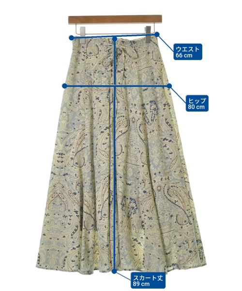 RAY CASSIN（レイカズン）ロング・マキシ丈スカート 青 サイズ:F レディース/2200633579012