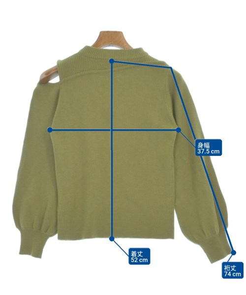 RAY CASSIN（レイカズン）ニット・セーター 緑 サイズ:F レディース/2200636472068