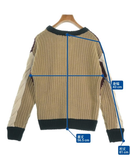 RAY CASSIN（レイカズン）ニット・セーター ベージュ サイズ:F レディース/2200622826066