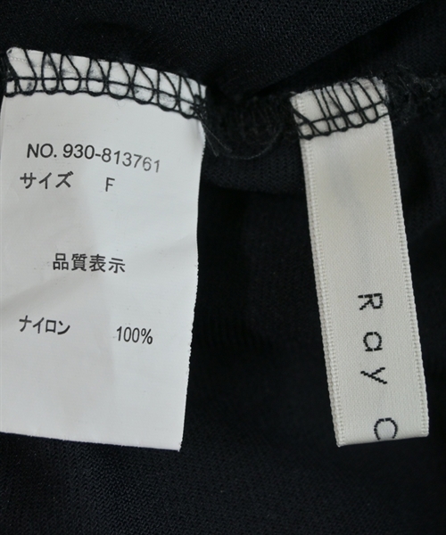 RAY CASSIN（レイカズン）Tシャツ・カットソー 黒 サイズ:F レディース/2200608387055