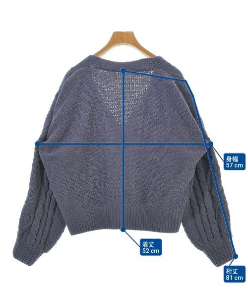 RAY CASSIN（レイカズン）カーディガン 紫 サイズ:F レディース/2200646395029