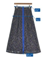 1%（イチパーセント）ロング・マキシ丈スカート 茶 サイズ:2(M位) レディース/2200628614070