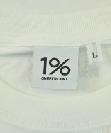 1%（イチパーセント）Tシャツ・カットソー 白 サイズ:L メンズ/2200703886446