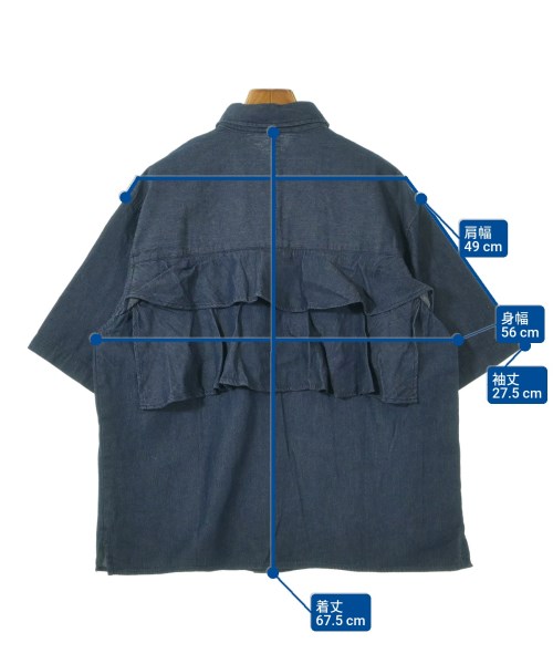 POU DOU DOU（プードゥドゥ）カジュアルシャツ 紺 サイズ:M レディース/2200618880065